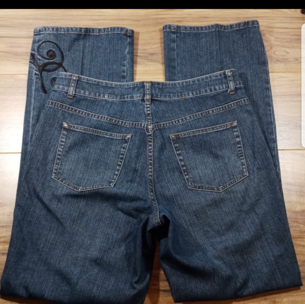 Coldwater Creek Sz12 Embelished Jeans Like New EUC